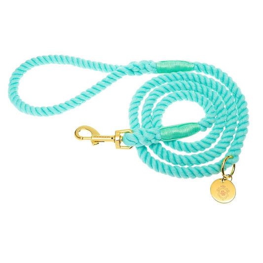 Laisse en corde Turquoise - Précommande