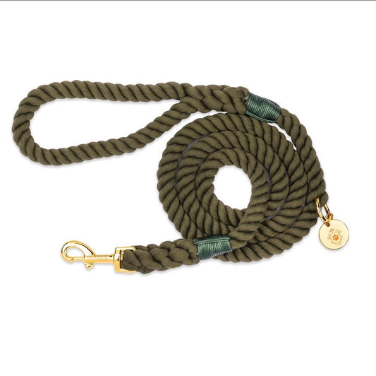 Dark Green - Rope leash